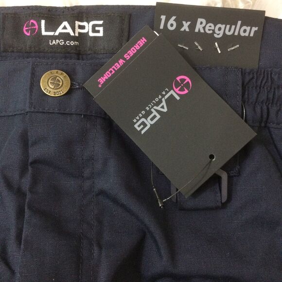LAPG Womens Tactical Pants PT WB 1003 Navy 16R Cargo Ripstop NWT - Picture 6 of 6